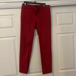 White House Black Market pants. Dark red. Slim ankle